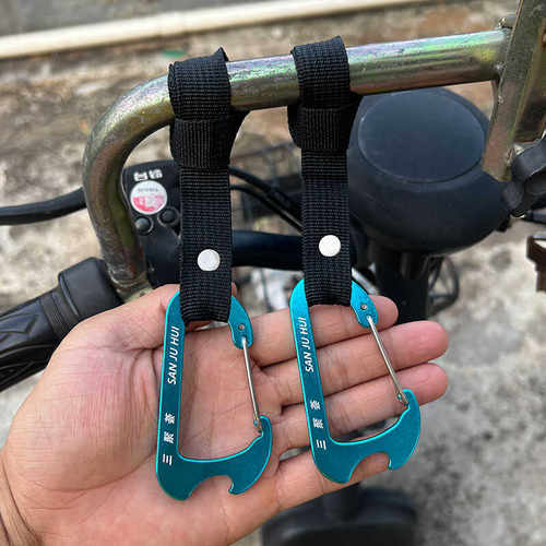 电动车挂钩前置免打孔铝合金材质