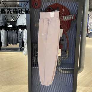 正品耐克女裤2023新款加绒运动保暖休闲束脚裤长裤DQ5888-019-259