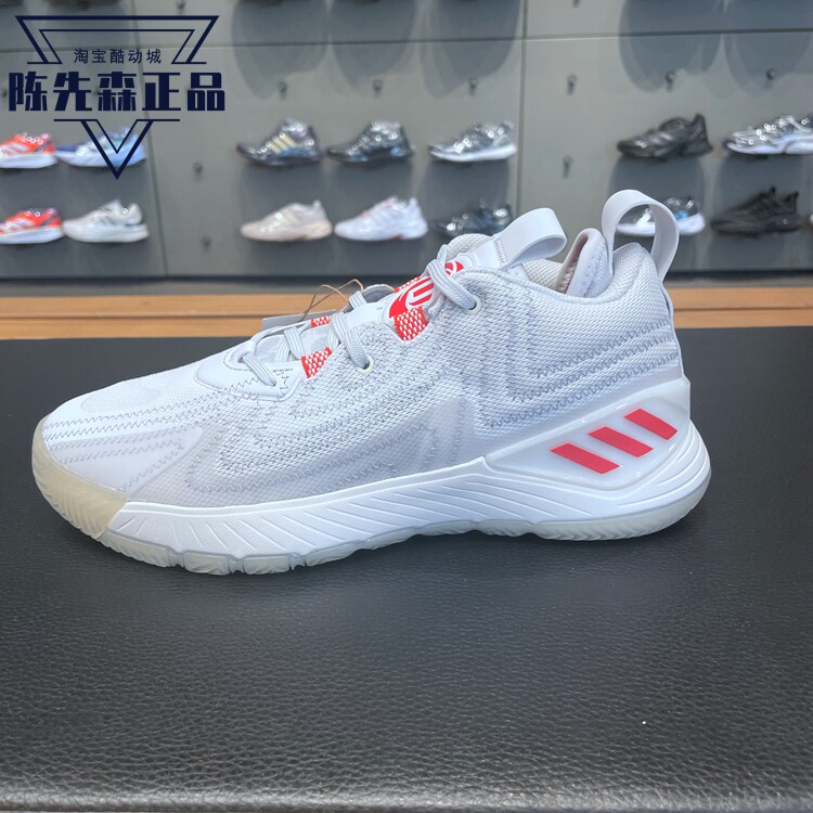 正品阿迪达斯男鞋23夏季新款低帮罗斯实战训练篮球鞋 HQ1010 1006