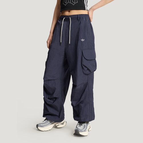 阿迪达斯三叶草女宽松机能工装裤