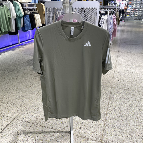 阿迪达斯短袖男速干透气运动T恤