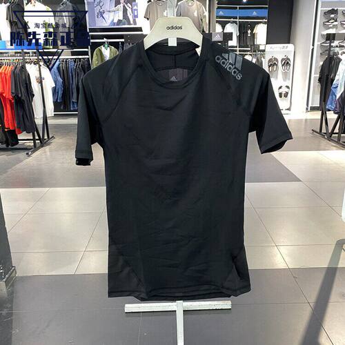 阿迪达斯男子短袖T恤上衣