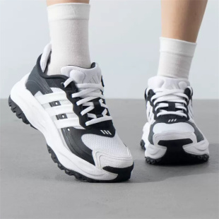 阿迪达斯男子2024秋低帮耐磨复古透气运动休闲跑步鞋 JS0221 老爹鞋