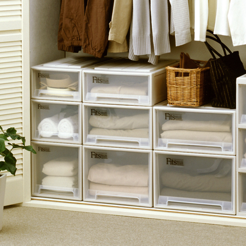天马株式会社进口塑料衣柜收纳箱