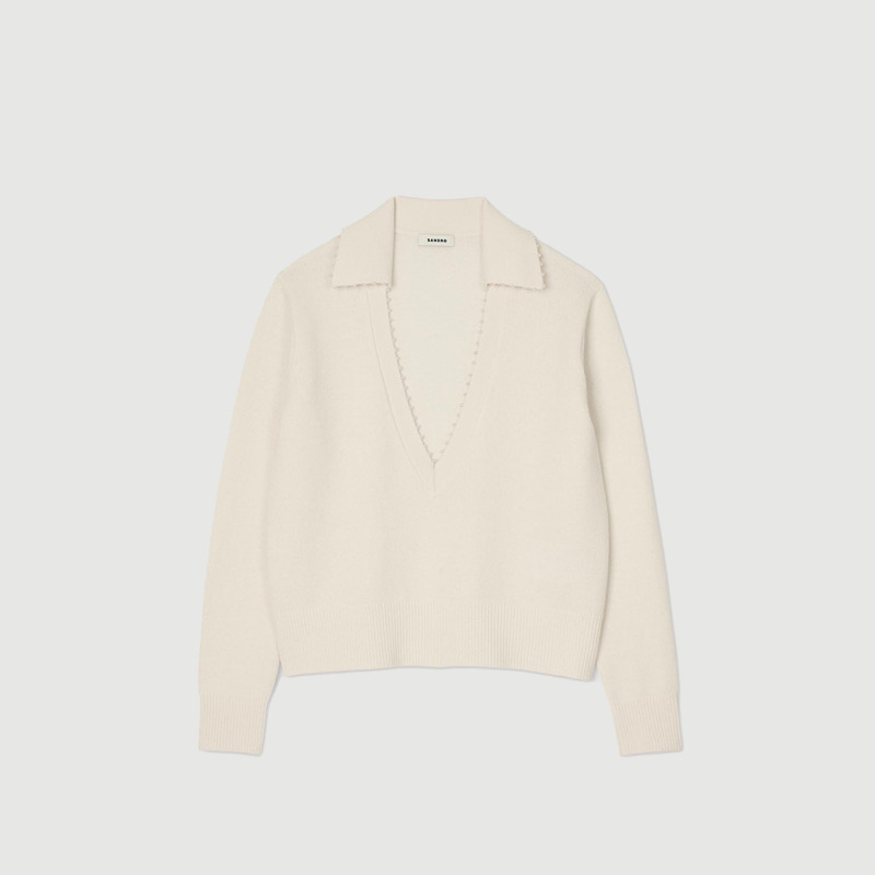 SANDRO开衩修身针织连衣裙