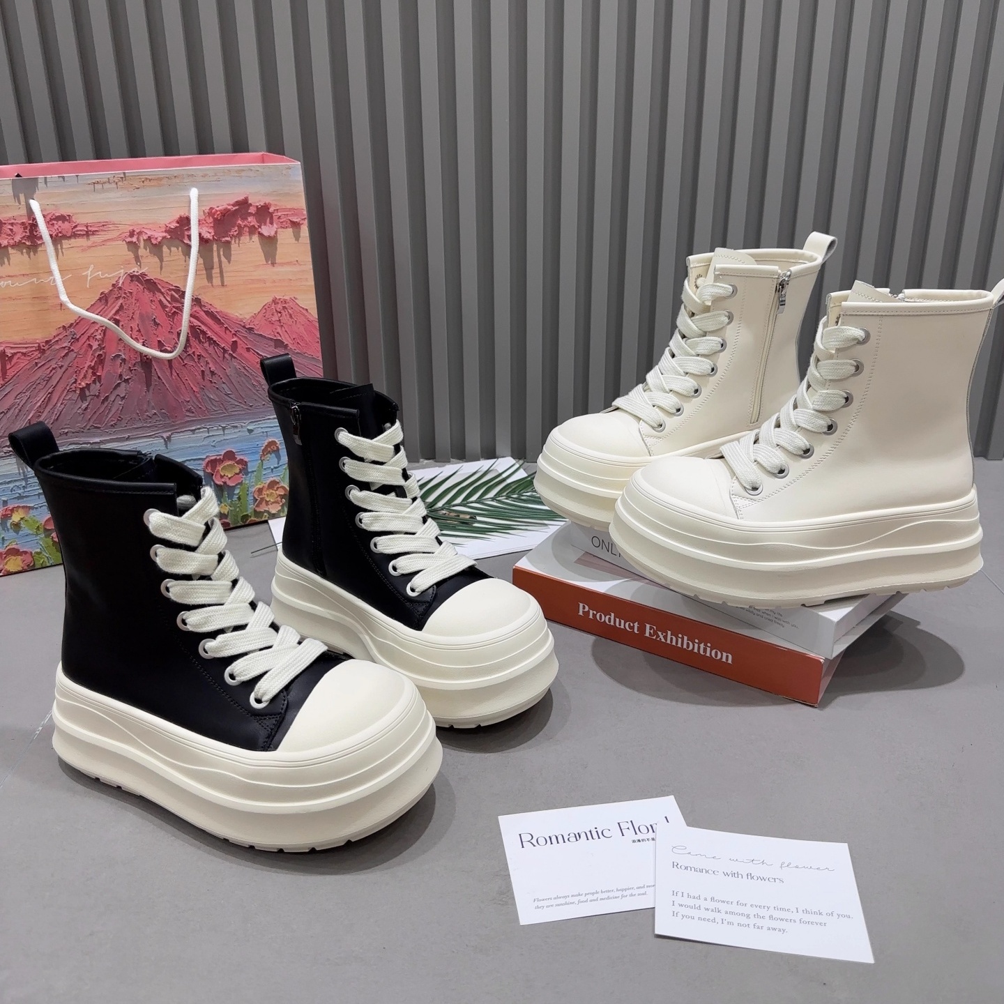 板鞋小白鞋高帮鞋大头鞋马丁靴