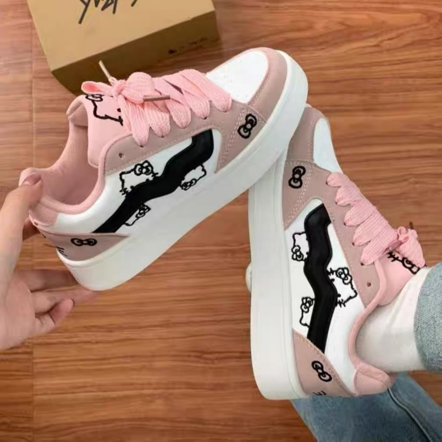 原创可爱运动面包鞋休闲板鞋女