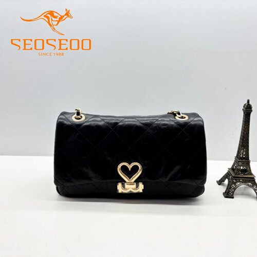 SEOSEOO/九州袋鼠小方包真皮女包