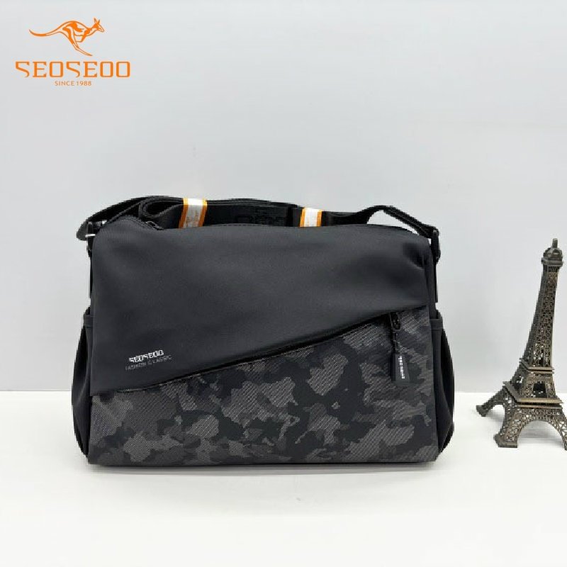 SEOSEOO九州袋鼠男包正品2025新款时尚迷彩布男士斜挎包胸包69172,箱包皮具/热销女包/男包,男士包袋,淘宝优惠券,粉丝福利购,淘宝优惠卷