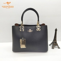 SEOSEOO/九州袋鼠女包正品2025新款时尚真皮气质手提包通勤761229