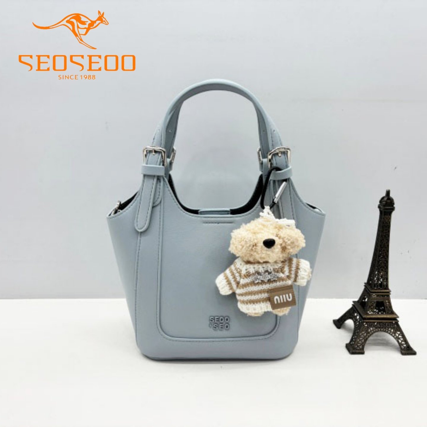 SEOSEOO/九州袋鼠女包2026新款商场同款时尚菜篮子包手提包792597,箱包皮具/热销女包/男包,水桶包,淘宝优惠券,粉丝福利购,淘宝优惠卷