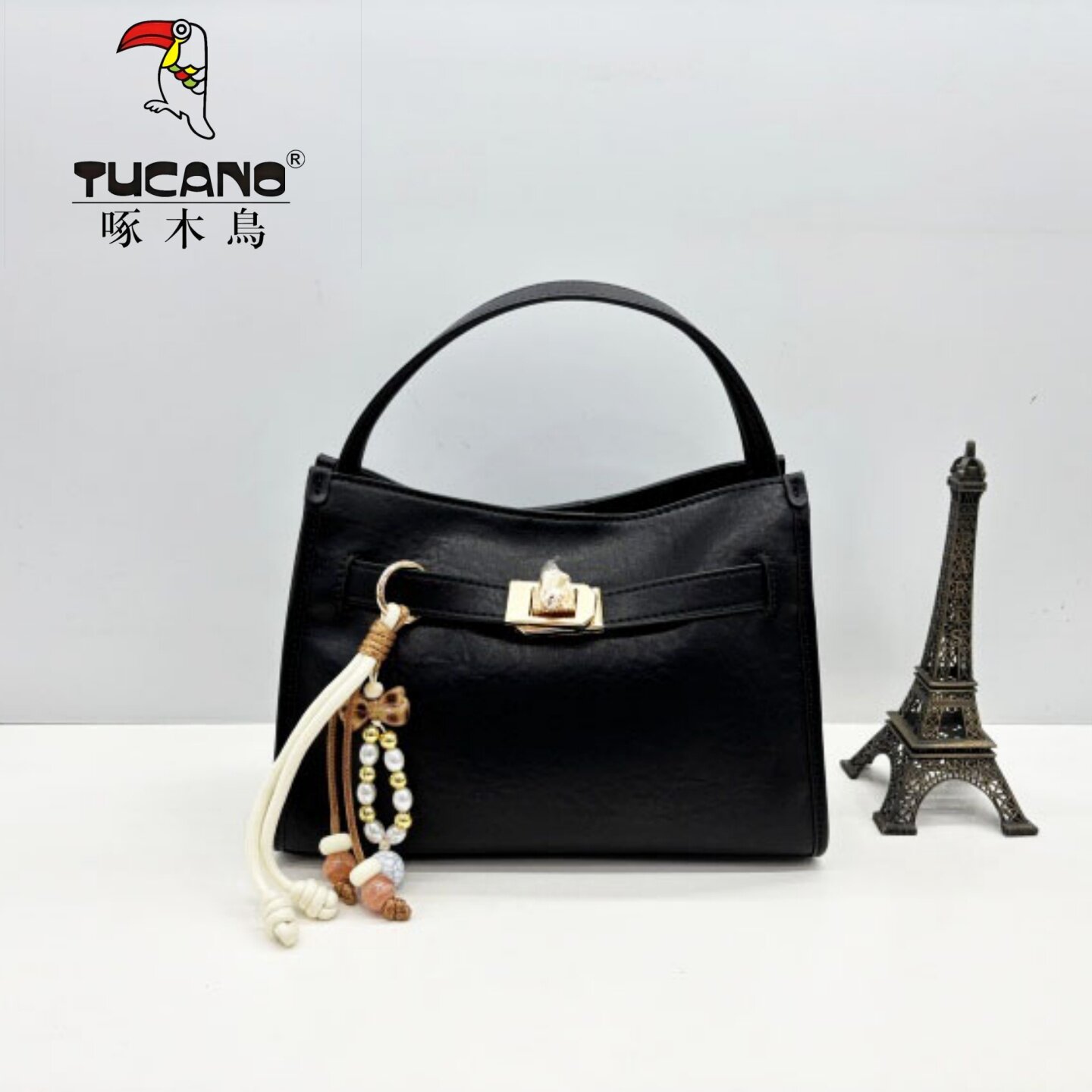 TUCANO/啄木鸟商场同款女包2026新款时尚真皮水桶包单肩包TBL0121