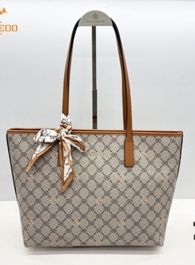 SEOSEOO九州袋鼠女包正品2025新款时尚印花托特包手提包斜挎78646