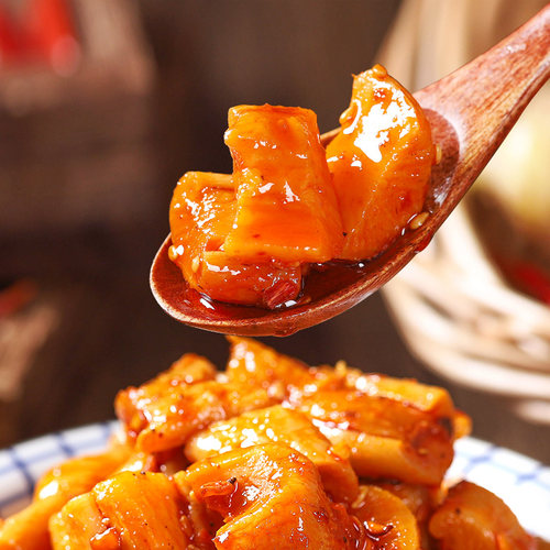 湖北宜昌菜小饱麻辣萝卜干开胃咸菜自制萝卜下饭菜230克/瓶