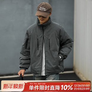 3M雪丽棉嘿马七作美式 外套潮 复古秋冬立领男飞行夹克棉服棉衣工装