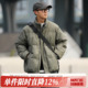 百搭舒适简约棉衣保暖外套 冬季 嘿马七作美式 复古立领羽绒服男士