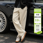 复古春秋男士 长裤 高街直筒裤 工装 子男 潮牌宽松休闲裤 嘿马七作美式