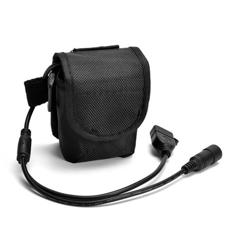 9000mAh电池组8.4V六节T6自行车灯L2USB DC 6节18650串并联电池包