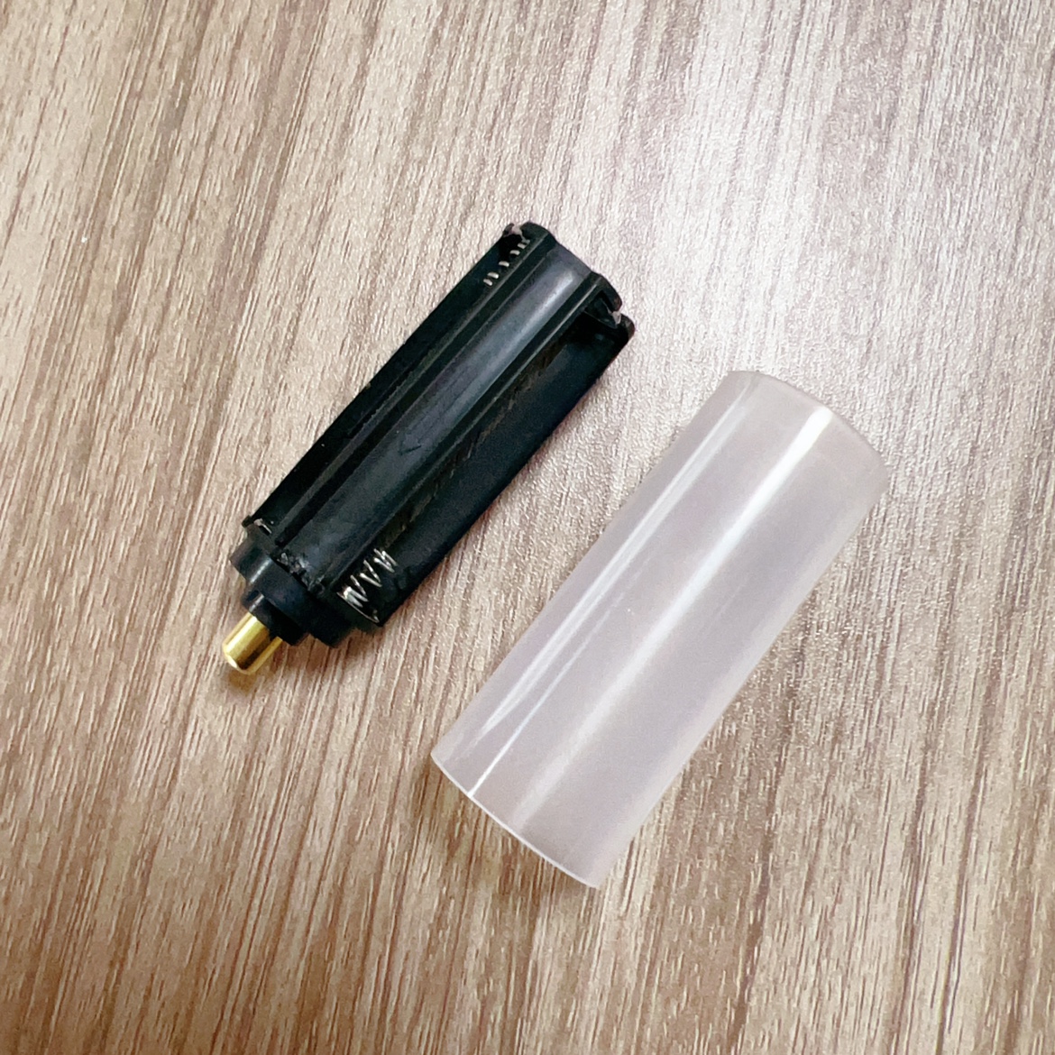 26650转18650电池套管 强光手电套管 电池隔热塑料管3AAA电池管套