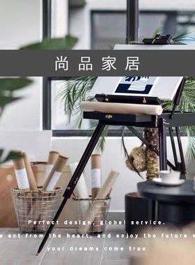 绘画展厅摆设落地简约软装