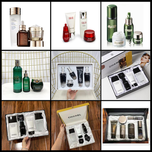 套装样板间化妆品真模型摆件大牌奢侈品装饰品梳妆台护肤品轻奢