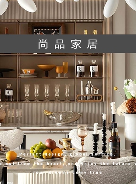 几桌面摆件组合边现代酒具
