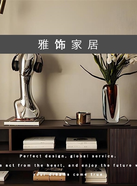 花器摆件展柜轻奢现代样板