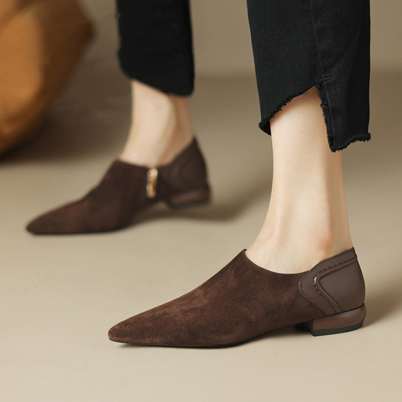 2025秋季新款低跟单鞋