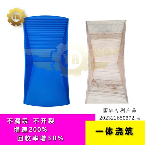 方形淘金盆樟木沟槽金斗洗金盆