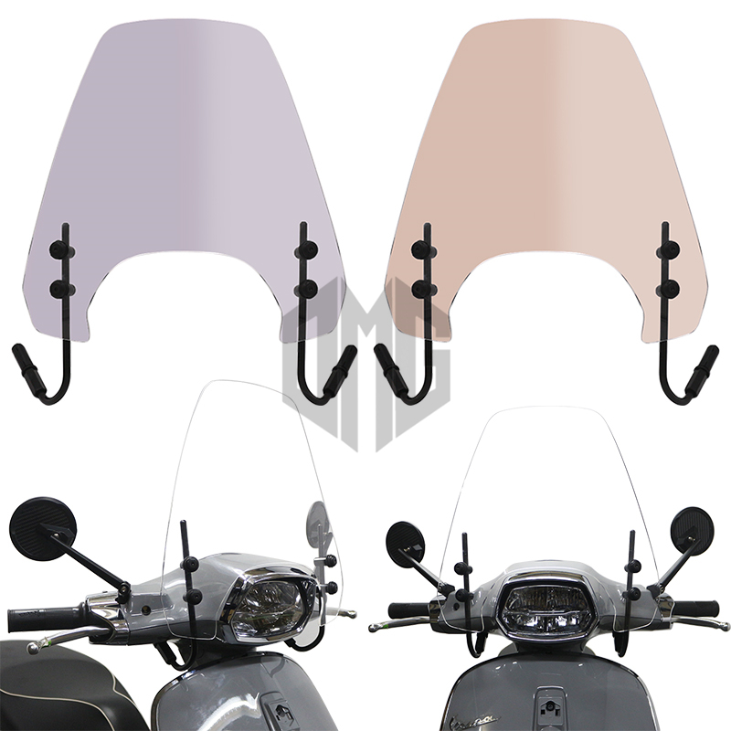 VESPA冲刺150加高高清前挡风