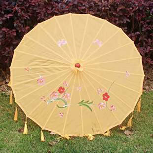 古风汉服道具伞古典表演绸布伞油纸伞防雨手绘儿童拍照装饰伞