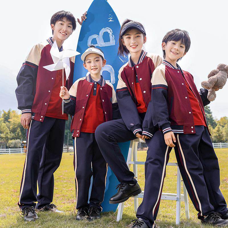 中小学生校服套装春秋款