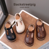 软底童鞋 复古女童小皮鞋 时装 小女孩演出公主鞋 2025春秋季 儿童单鞋