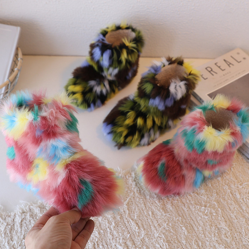 时尚儿童雪地靴冬季涂鸦加绒保暖女童棉鞋怪兽毛毛宝宝靴男童棉靴,童鞋/婴儿鞋/亲子鞋,棉靴,淘宝优惠券,粉丝福利购,淘宝优惠卷