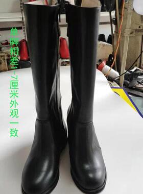 量身定做高低脚内增高1-8厘米筒靴高低脚长短腿鞋子真皮定做