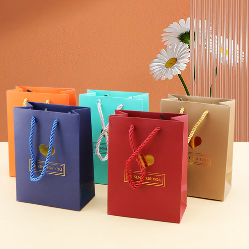 高档手提袋定制纸袋饰品包装袋