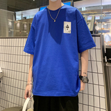 2023夏港风大码纯棉100短袖可莱茵兰短袖圆领休闲短袖T6018-P25，男装T恤，星座226-3
