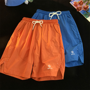 多巴胺短裤男女夏季韩版速干大码宽松百搭五分裤226-3-k9699-P27图片