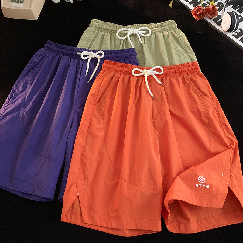 多巴胺短裤男女夏季韩版速干大码宽松百搭五分裤226-3-k9699-P27,男装牛仔裤,星座226-3