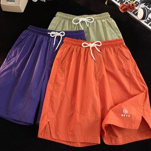 多巴胺短裤男女夏季韩版速干大码宽松百搭五分裤226-3-k9699-P27图片
