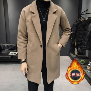 2020毛呢中长款英伦风妮子冬季大衣加棉加厚226-3-DY8006-P105图片