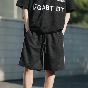 已注册版权运动套装宽松男夏装篮球衣服男短袖t恤226-3-6859-P80图片