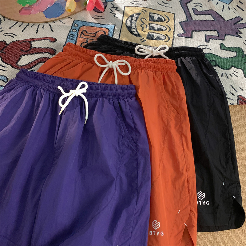 多巴胺短裤男女夏季韩版速干大码宽松百搭五分裤226-3-k9699-P27,男装牛仔裤,星座226-3