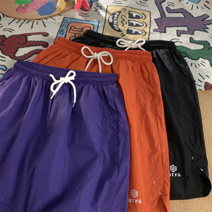 多巴胺短裤男女夏季韩版速干大码宽松百搭五分裤226-3-k9699-P27图片