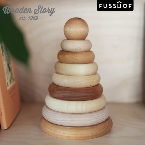 WoodenStory金字塔堆叠蒙氏玩具