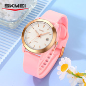 SKMEI时刻美高颜值初中高中学生手表女生男生气质简约潮流石英表