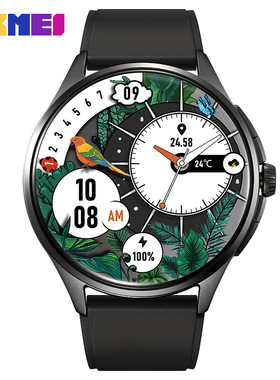 时刻美S235男士智能手表多功能蓝牙电话手表血压监测smart watch