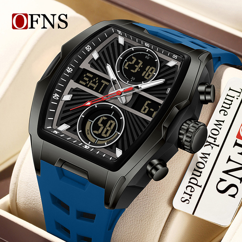 Ofns品牌双显表多功能闹钟大表盘