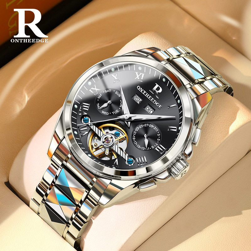 瑞之缘十大品牌机械手表男款全自动男士防水男表陀飞轮腕表万年历