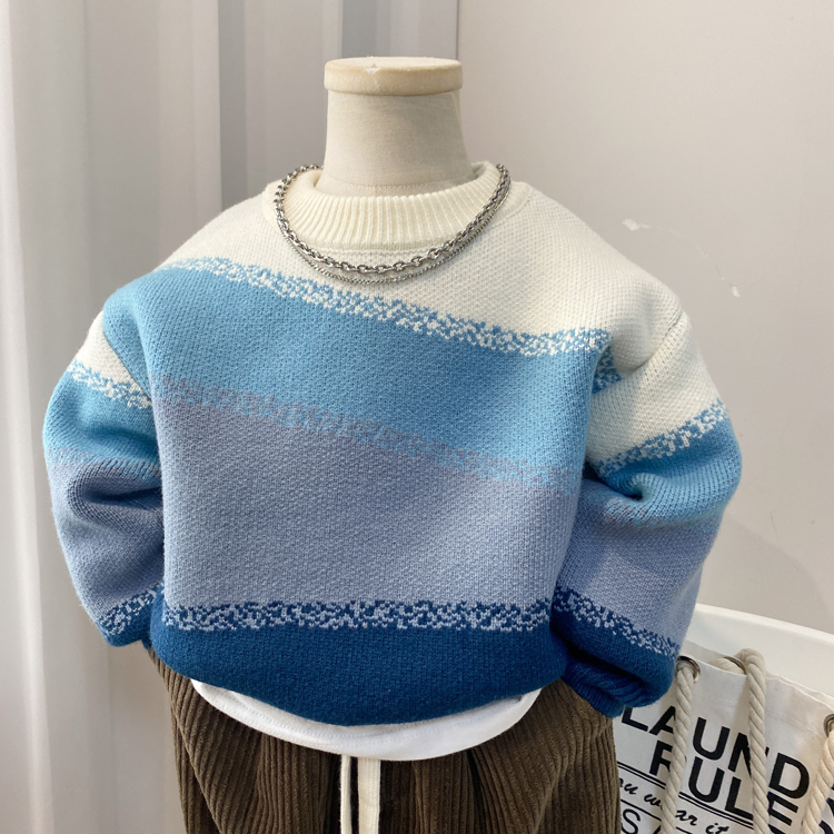 休闲时尚毛衣男童秋冬